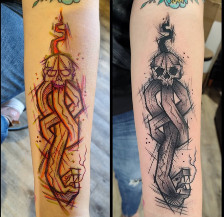 Tattoos - Abstract Dark Mark - 142838